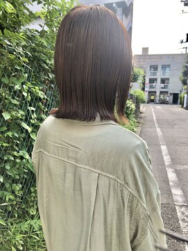 アデプト 綾瀬店(adept) 肩ラインのパツっとボブ/切りっぱなしボブ【綾瀬/北千住/亀有】