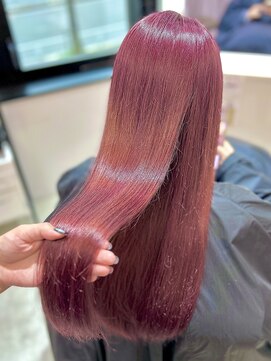 ダリア 横浜(DALIA) 【DALIA横浜】ブリーチ×髪質改善トリートメント×ピンクカラー