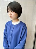 伸ばしかけショートボブ