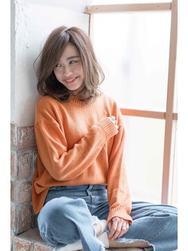 レイ(ray.) くびレイヤーエモージュふんわりカール20代30代40代◎美髪