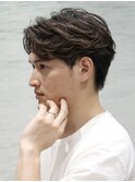 韓国風ビジネスパーマリバースメンズパーマ