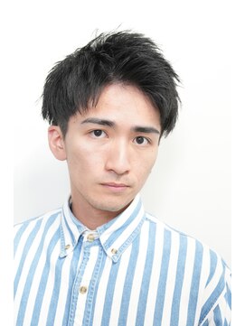 モリゲン フェローシップ レグ(MORIGEN fellowship REGU) アップバングカルマパーマアッシュブラックベリーショート0501