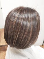ジーウィズヘアー(G-with hair) ハイライトカラー+ボブ