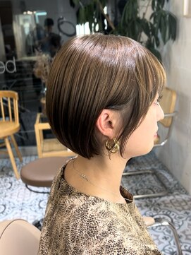アンドビューティフル 恵比寿(andbeautiful) 丸みショートボブ