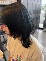 アチーブリス(achieve Liss)&nbsp;レイヤーカットウルフカット透明感立体感暗髪ゆるふわウェーブ