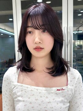 ガーデンヨコハマ(GARDEN YOKOHAMA) ミディアムレイヤー韓国風小顔くびれイメチェン小顔ラベンダー