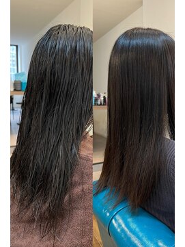 アメイズトーキョー 札幌大通(Amaz! tokyo) 小顔ネビージュワンレン/縮毛矯正/髪質改善/ツヤ髪/くせ毛