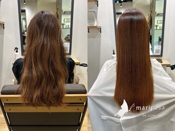 マリポーサ バイ クラウン(mariposa by crown)の写真/【玉造/講師在籍】髪に本物の美しさを。諦めていた癖、うねり、広がりのお悩みを解消して新しい自分へ！