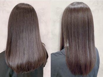 ヘアーズファイン(hair's fine)の写真/『髪質改善!!極上トリートメント』7工程で潤いをぎゅっと閉じ込め、芯から潤いを与えうるツヤ髪に☆