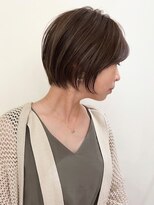 ネイロ バイ ジルブラン 葛西(NeiRo by JIL BLAN) ハイライト白髪ぼかしダブルカラーインナーカラーショートボブ