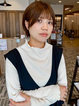 アンドファインヘアービューティー(AND FINE hair beauty) 丸みショートカット