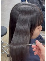 ロンドシエル 横浜(Lond ciel)&nbsp;ウェーブミディアム似合わせカットメルティカラー縮毛矯正/横浜