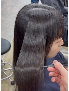 ロンドシエル 横浜(Lond ciel) ウェーブミディアム似合わせカットメルティカラー縮毛矯正/横浜