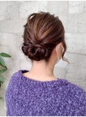 アップスタイル　ヘアセット