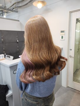 シェイロ(Cielro) ミルクティーブラウン/ケアブリーチ/イヤリングエクステ☆suzu☆