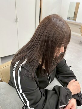 エトレ(etore) 【ブリーチなしダブルカラー】マロンベージュ/レイヤーカット