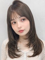 ナチュラルカール愛されくびれヘア大人可愛い似合わせカット
