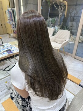 ゼスト フィーノ(ZEST fino) 【橋本姫奈】レイヤーカット×オリーブカラー