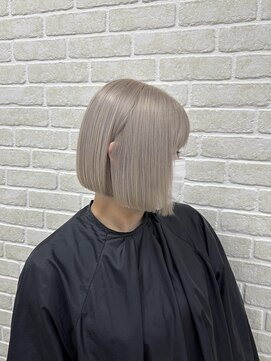 アボックス(abox) ミルクティー/ホワイトベージュ/ホワイト/ケアブリーチ/学割