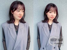 フープヘアールコレ(HOOP.HAIR Lukore)の雰囲気（"傷ませない”×“エイジングケア"を大切に）
