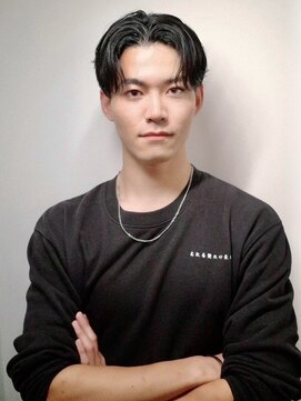 エクシア 川崎店(EXCIA) 【ビジネスマンにも◎】爽やかセンターパートスタイル