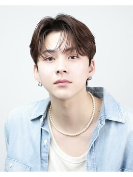 セリ(ceri) メンズカットメンズヘアシースルーマッシュダウンパーマ