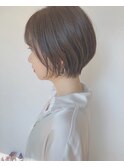 ナチュラルショートボブ[20代/30代/40代/ショート/ボブ]