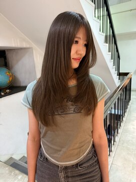 アクシス 栄店(`AXIS) イメチェン/ピンクベージュ/アンブレラカラー/前髪/栄/矢場町