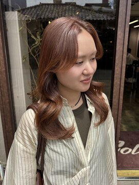 コレット ヘアー 大通(Colette hair) オレンジブラウン/暖色カラー/オレンジカラー/艶カラー