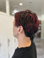 ハイレート 坂戸店(Hairate) メンズ×レッド×メッシュ