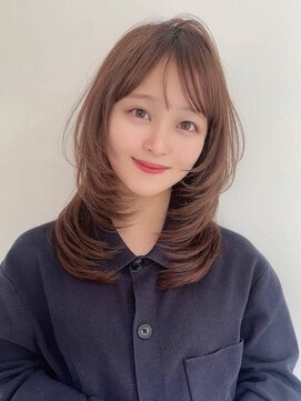 アグ ヘアー シルク 豊田市駅前店(Agu hair sylk) 《Agu hair》韓国くびれレイヤーミディ