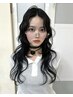 透明感カラー+髪質改善トリートメント¥9000