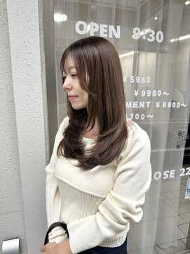 鏡と星 高田馬場 レイヤーと、グレージュ