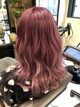 トルネード(TORNADO) ピンクヘアカラー チェリーピンクベージュ ピンクアッシュ