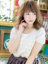 カバーヘア ブリス 川口(COVER HAIR bliss)&nbsp;*bliss川口*抜け感演出…くせ毛風小顔ラフウェーブミディa!