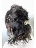 【札幌平岡 ヘアセット(ハーフアップ)】 藤原有貴