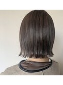 切りっぱなしボブ