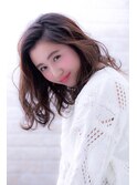ホイルカラーグラボブシースルーカラーカーキベージュ艶カラー