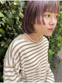 逆インナーカラー!ピンクパープル!【木原】