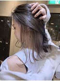 インナーカラー　パールホワイトベージュ　hiro