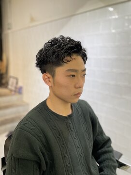 メリケンバーバーショップ フクオカ(MERICAN BARBERSHOP FUK) ナチュラルパーマ