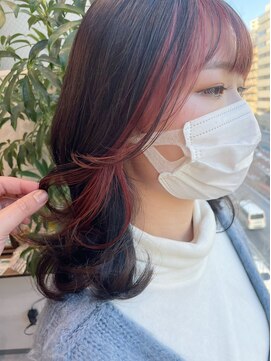 グーフィートーキョー 銀座(Goofy Tokyo) フェイスフレーミング/ピンク/前髪インナーカラー/707