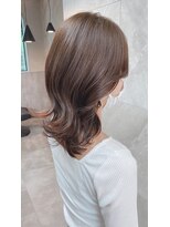 ドゥマン(Demain)&nbsp;小顔似合わせカットくびれヘアアースカラーデザインカラー＊