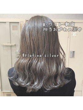 ワット 原宿店(W) 【＊ツヤツヤシルバー＊】W-ワット-原宿店