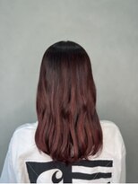 オレロ 国立(olelo)&nbsp;暗めカラー/グランマッシュ/デザインカラー/フェザーパーマ/国立