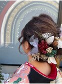ゆるフワヘアアレンジ