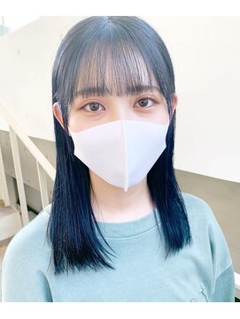 メゾンアクア 表参道(Maison ACQUA) ブリーチなしカラー 暗髪ヘア グレージュ ラベンダーアッシュ