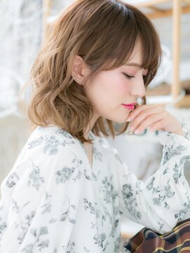 モッズヘア 越谷(mod's hair) くせ毛風毛先パーマでふんわりフェミニンボブh2越谷30代40代!