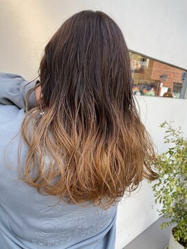 カフカ 亀有(KAfKA) グラデーションカラー/大人かわいい/デザインカラー