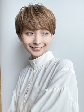 アイティー バイ アルバム 中野店(IT by ALBUM) マッシュショート_マチルダボブピンクベージュ_29366